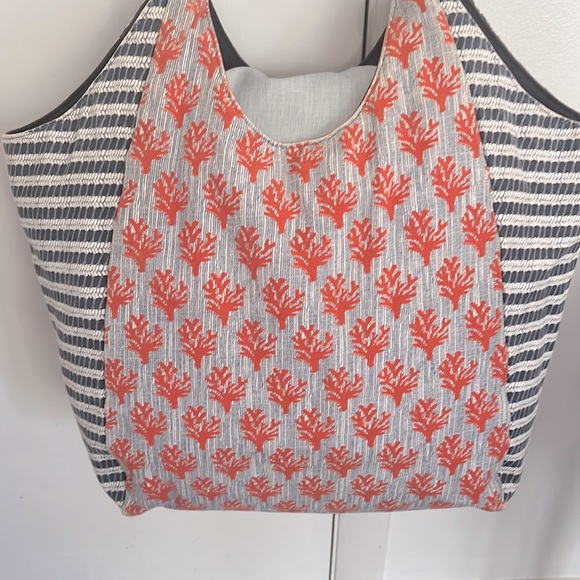 Stella & Dot large nautical beach tote - Picture 2 of 8